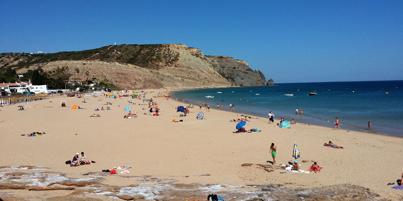 Strand in Praia da Luz
