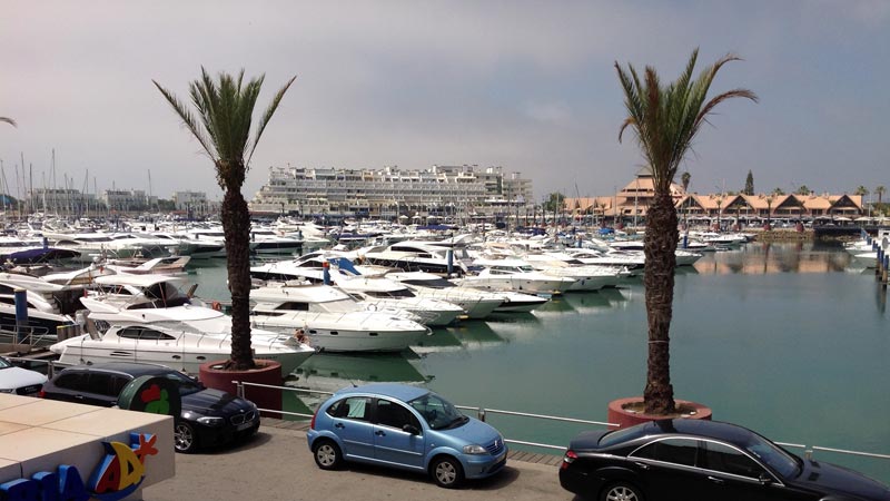 Boote im Hafen von Vilamoura