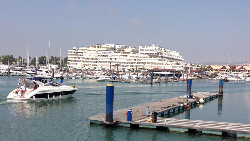 Blick auf den Yachthafen von Vilamoura
