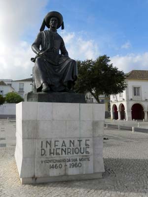 Denkmal Heinrich des Seefahrers in Lagos, Portugal