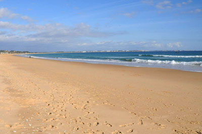 Meia Praia Strand bei Lagos in Portugal