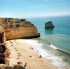 Beaches of Carvoeiro Algarve Portugal