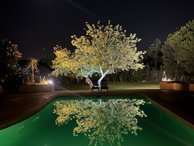 Abendstimmung in der Casa Lonicera