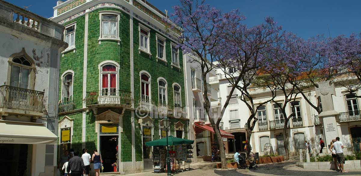 Grünes Haus in Lagos